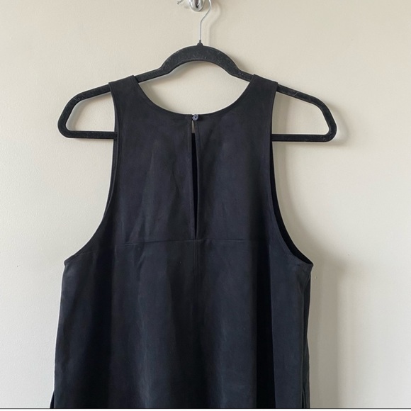 Aritzia Wilfred Black Trompette Vegan Suede Dress - Picture 5 of 9